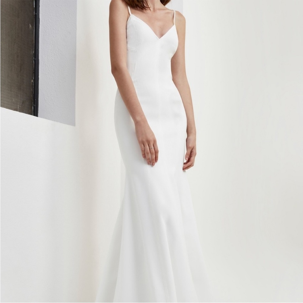 New C/MEO Collective Right Now Full Length Dress bridal bride wedding formal XS